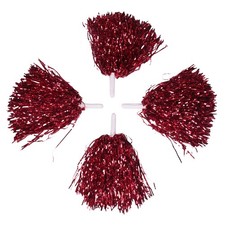 2X(24Pcs Cheerleading Pom Poms