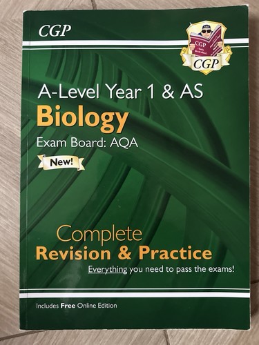Cgp aqa level biology - cgp, a-level