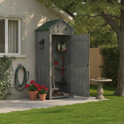 Wooden garden shed small - garden,