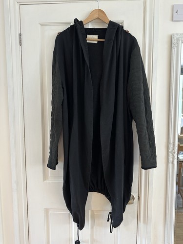 Avant garde black draped wrap - avant-garde,