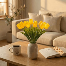 Radiant romantic yellow tulip - radiant,