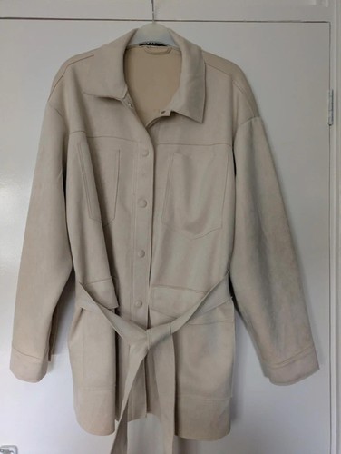 Zara cream faux suede - faux,