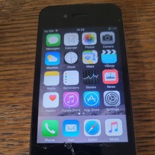 iPhone 4s cracked screen 