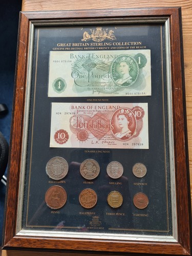 Great britain currency framed - great,