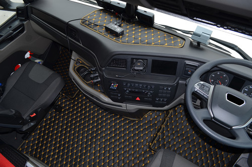 Truck eco leather floor mats - eco,