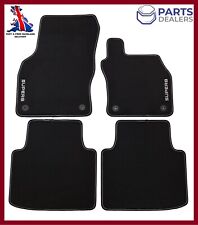 GENUINE SKODA SUPERB 2015-2024 CAR FLOOR CARPET MATS SET OF 4 BLACK 3V2061404