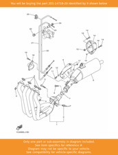 YAMAHA Protector, Muffler 1