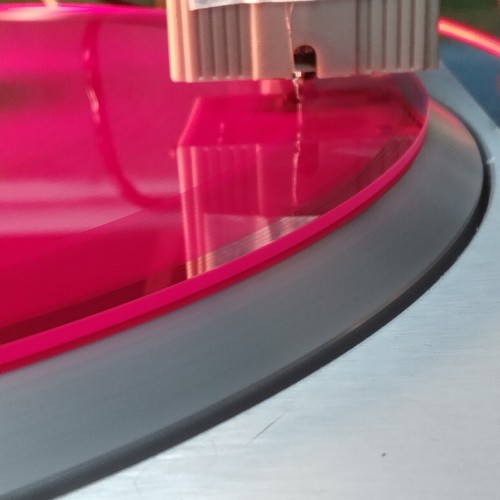 Lathe cut vinyl record - cut,