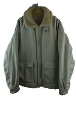 Zara Mens Sherpa Trucker Borg Jacket Size XL Faux Sherpa Grey