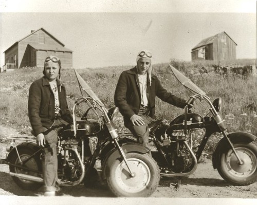 Two powell motor - motor, scooters