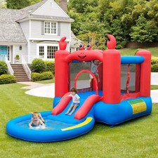 Bouncy Castle with Slide Pool