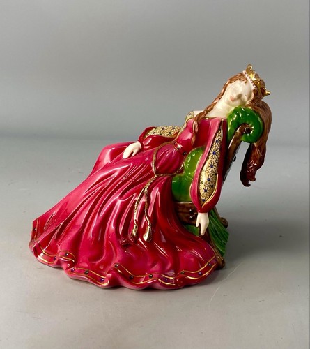 Coalport sleeping beauty fairy - sleeping,