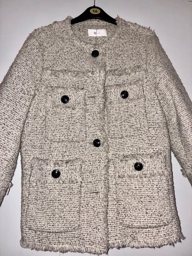 Cream boucle hip - /upper, thigh