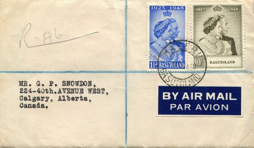 Basutoland 1948 silver wedding - silver,