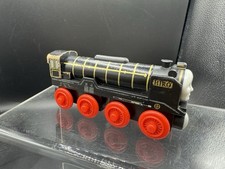 Thomas & Friends Wooden Railway Black Hiro Engine For Train Set / Track