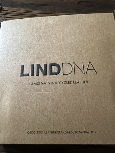 Linddna leather coasters - linddna,