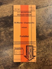 SWITZERLAND Railway Ticket
