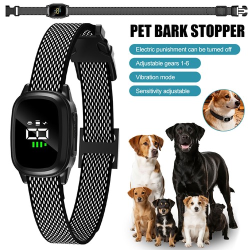 Rechargeable bark collar dog - rechargeable,