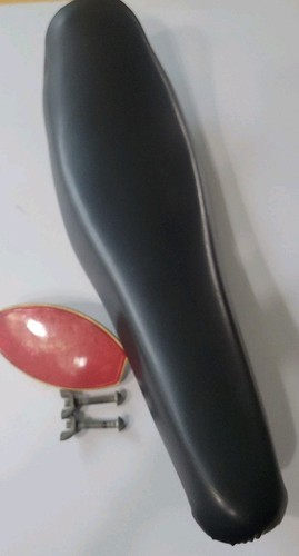 Persons vintage muscle bike