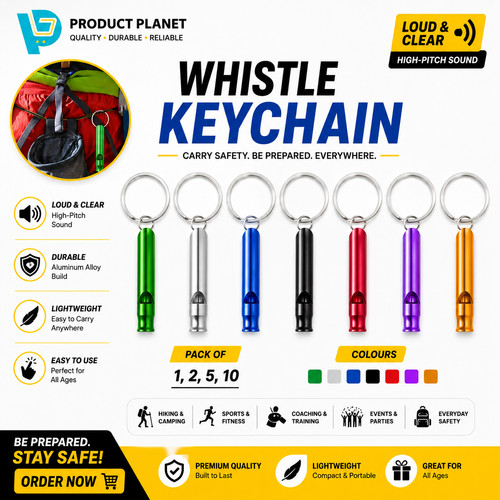 Whistle teacher coloured metal - whistle,
