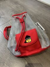 Legoland Windsor Backpack Red Mesh Lego Head RucksackBag Theme Park VINTAGE RARE