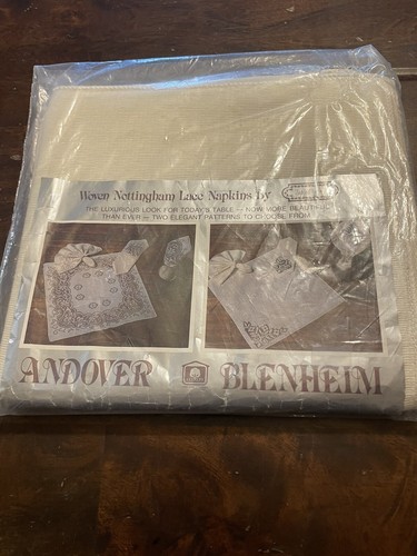 Woven nottingham lace napkins - nottingham,