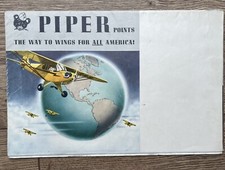 Piper Aircraft Vintage Sales Brochure