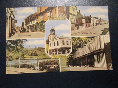 Postcard faversham - of,