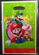 10 X Super Mario Gift Loot Bags Children's / Kids Birthday Party Goody Bag game