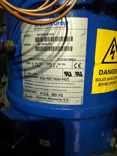 Danfoss maneurop mtz50hk4ve - danfoss,