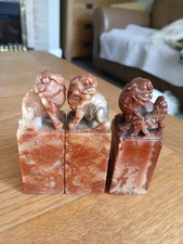 Three Chinese Soapstone