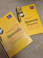 *New Sealed* Talk Spanish Boxset 2 & Grammar Book Improvers Course ~ RRP £24.98