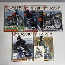 5x The Classic Bike Guide Motorcycle Magazines Jul ASND 2000 - Vintage Bundle