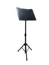 Adjustable Projector and Laptop Stand Tripod Black
