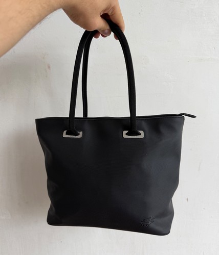 Lacoste black handbag - lacoste,