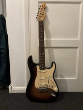 90s Squier Fender Sunburst Bullet Stratocaster with Whammy Bar
