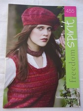 LADIES   KNITTING PATTERN BOOK    13  DESIGNS IN FREEDOM SPIRIT