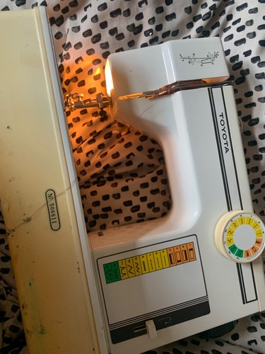 White toyota sewing machine