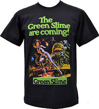 The Green Slime are Coming Mens Horror T-Shirt B-Movie Aliens Space Sci-fi S-5XL