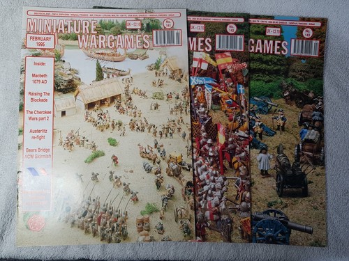 Miniature wargames - 3x,