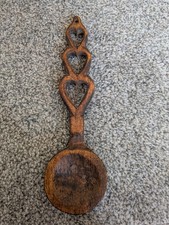 Vintage Carved Wood Large