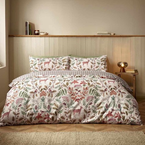 Stag chocolate bedding duvet - chocolate,