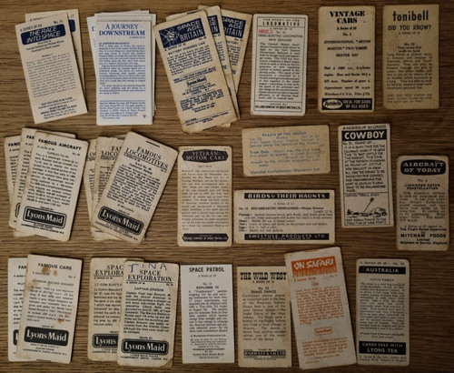 Various collectable cards - various,