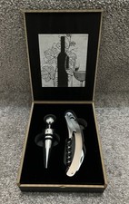 Brand New Boxed Cork Screw And Wine Stopper Set From The Roger Hotel New York