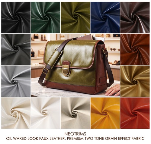Faux leather fabric oil - leather,