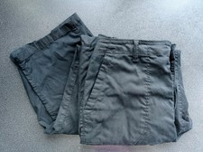 Marks & Spencer Black Cargo Trousers, Size 12L, NEW