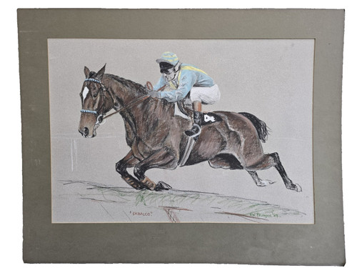 Ekbalco horse racing - racing, print