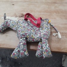 JOULES PONY / HORSE SHAPED HAND BAG/WASHBAG GIRLS / CHILD FLORAL BAG