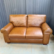 2 Seater Tan Leather Sofa