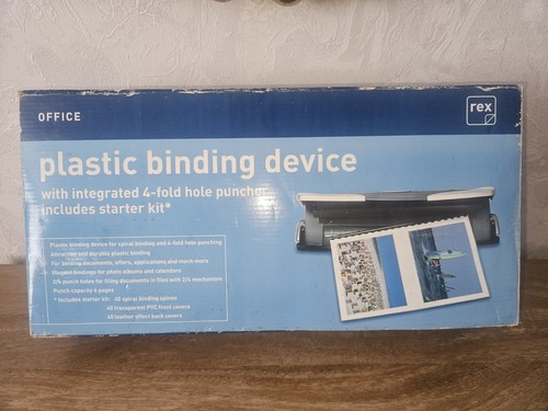 Rex office plastic binding - plastic,